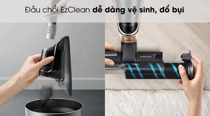 Dễ vệ sinh - Máy hút bụi Samsung VS03R6523J1/SV