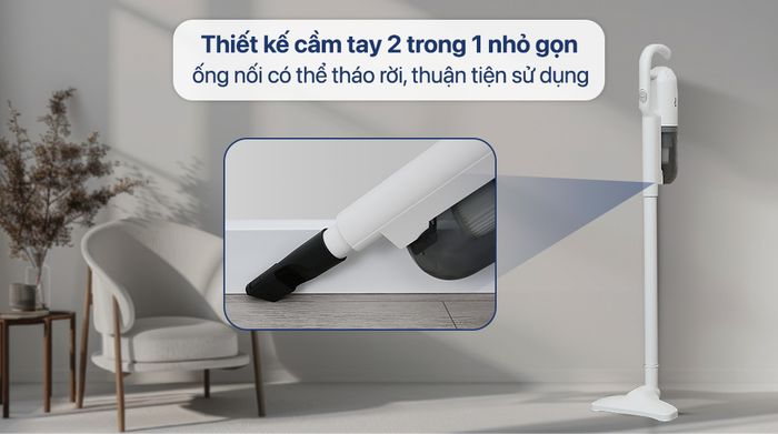 Máy hút bụi cầm tay Bear BVC-B43W1 - Thiết kế