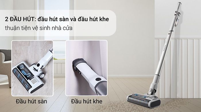 Máy hút bụi không dây Philips XC4201/01 - đầu hút