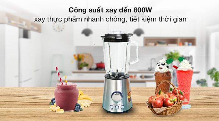 Máy xay sinh tố Crystal TB-6680A - Công suất