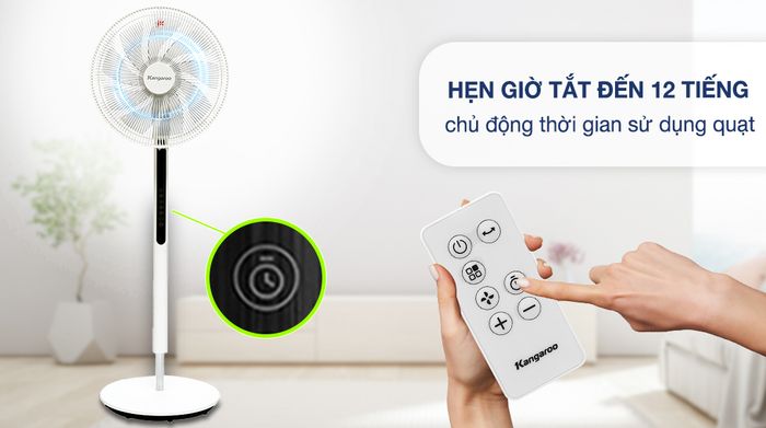 Quạt đứng Kangaroo DC inverter KG729 - Hẹn giờ