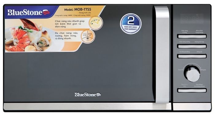 Dung tích - Lò vi sóng Bluestone MOB-7755 25 lít