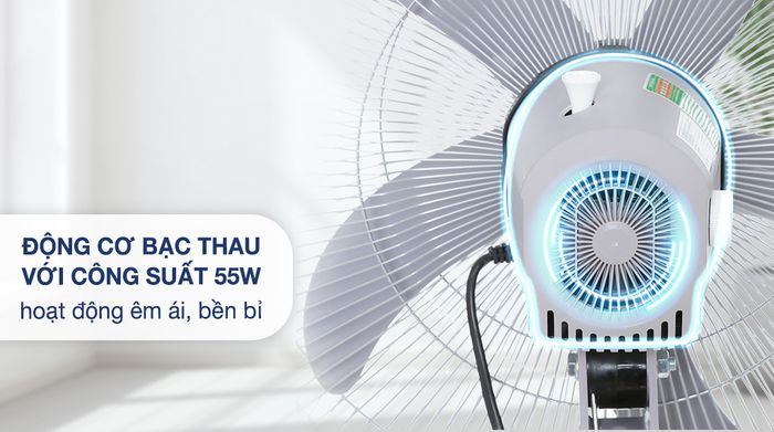 Quạt đứng Asia 5 cánh VY539790 55W - Động cơ