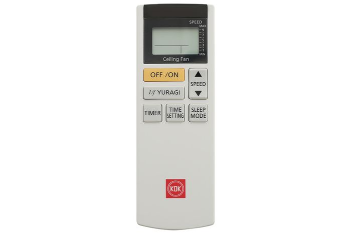 Quạt trần KDK T60DW(GY) - Remote điều khiển từ xa
