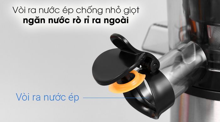 Máy ép chậm Hafele GS-133 - Vòi ra nước ép chống nhỏ giọt
