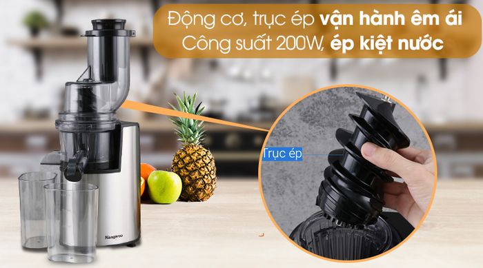 Máy ép chậm Kangaroo KG1B6 - Công suất