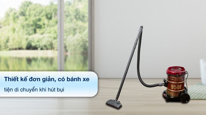 Máy hút bụi công nghiệp Hitachi CV-950F WR - Thiết kế