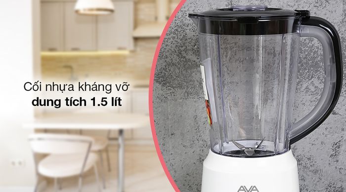 Máy xay sinh tố Ava BL9006-GS - Cối nhựa kháng vỡ