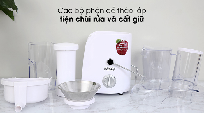 Máy ép trái cây Hommy GS-321 - Bộ phận