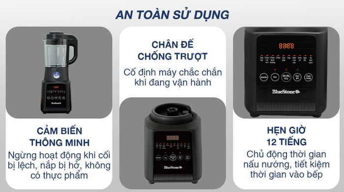 Tiện ích - Máy làm sữa hạt đa năng BlueStone BLB-6036
