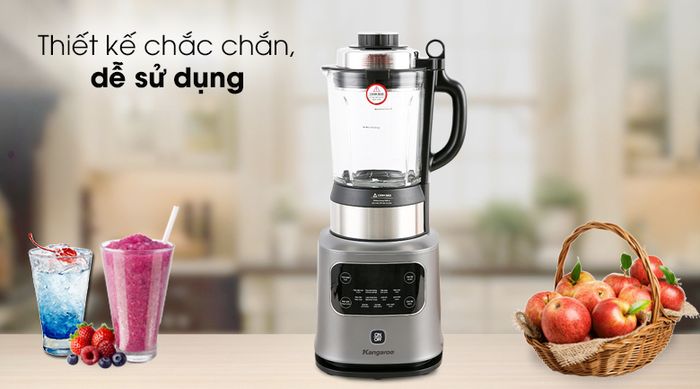 Máy xay nấu đa năng Kangaroo KG175HB1 - Thiết kế chắc chắn, sang trọng
