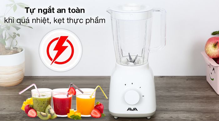 Tự ngắt an toàn - Máy xay sinh tố AVA YX-906N