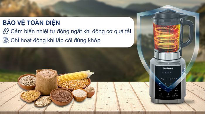 Máy làm sữa hạt đa năng BlueStone BLB-6038 - Chế độ an toàn
