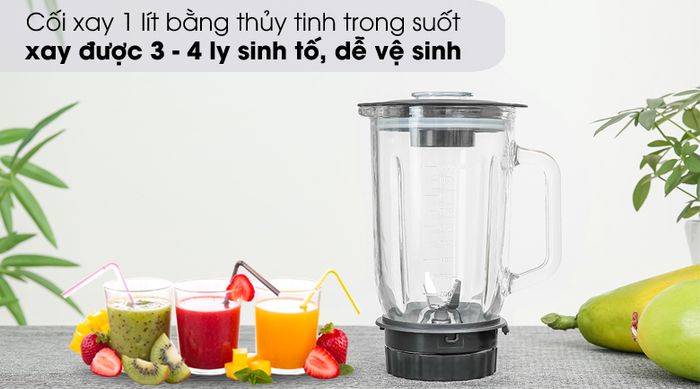 Cối thủy tinh bền tốt - Máy xay sinh tố Bluestone BLB-5336
