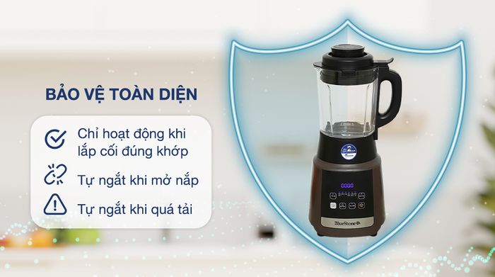 Máy làm sữa hạt đa năng BlueStone BLB-6031 - Chế độ an toàn