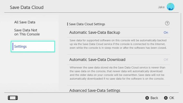 Save Data Cloud (Nintendo Switch Online)