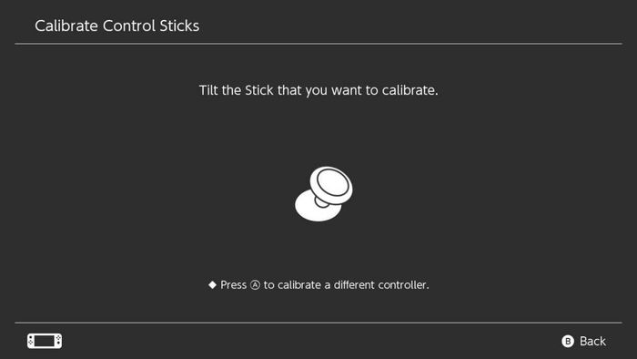 Calibrate Control Sticks/Motion Controls