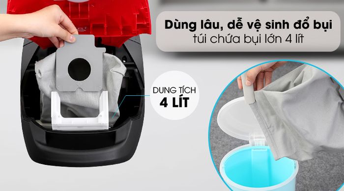 Túi chứa lớn - Máy hút bụi Panasonic MC-CG525