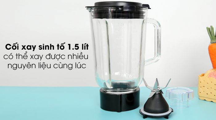 Máy xay sinh tố Crystal TB-6810A - Dung tích cối xay sinh tố đến 1.5 lít