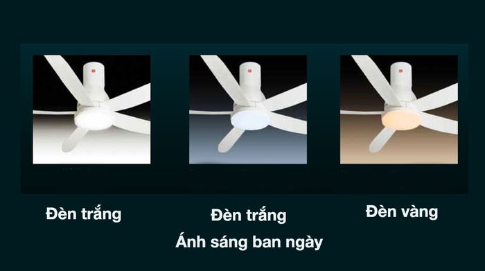 Quạt trần KDK U60FW(SIL) (IMEI) - Trang bị đèn Led chiếu sáng tùy chỉnh linh hoạt
