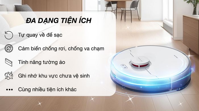 Robot hút bụi lau nhà Dreame F9 Pro - Tiện ích