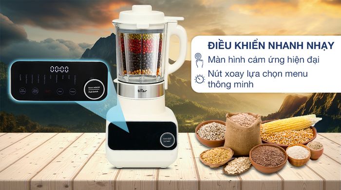 Bảng điều khiển - Máy làm sữa hạt đa năng Bear BCB-D17231W
