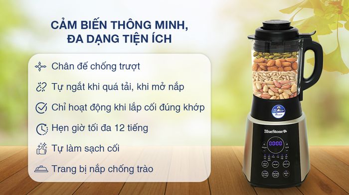 Máy làm sữa hạt đa năng BlueStone BLB-6033 - Tiện ích