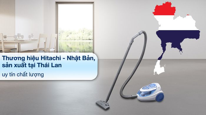 Máy hút bụi dạng hộp Hitachi CV-SH18E BL - Thương hiệu