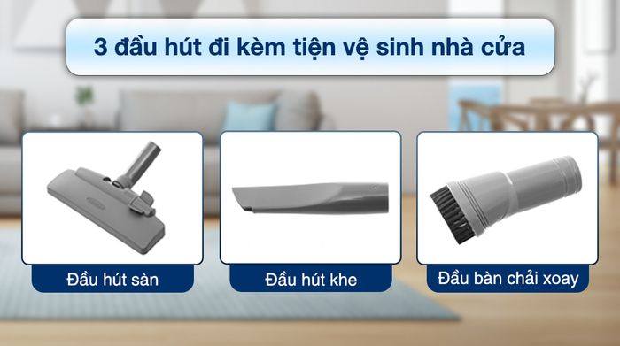 Máy hút bụi công nghiệp Hitachi CV-950F WR - Đầu hút