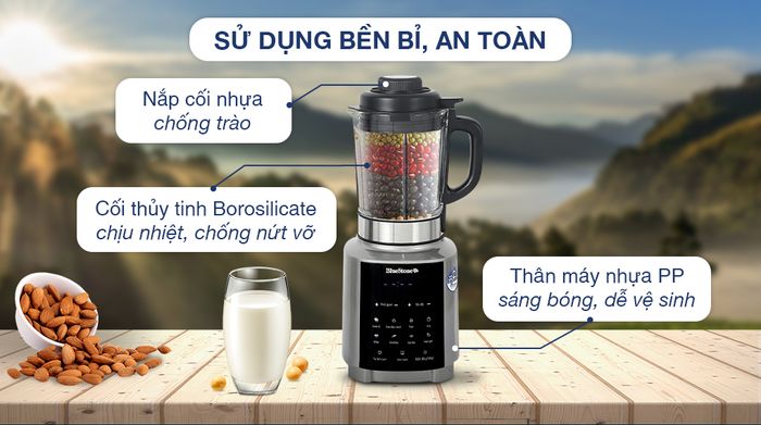 Máy làm sữa hạt đa năng BlueStone BLB-6038 - Chất liệu