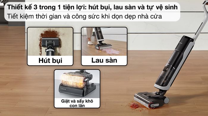 Máy hút bụi lau nhà Dreame H14 - Thiết kế