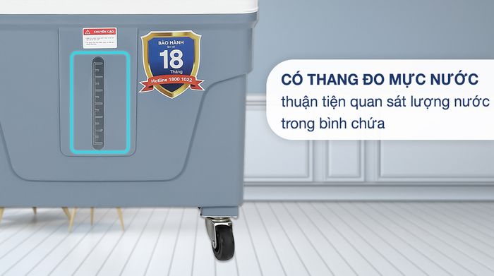 Quạt điều hòa Hòa Phát HPCF1-022 - Thang đo mực nước