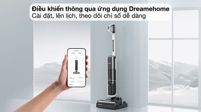 Máy hút bụi lau nhà Dreame H14 - Kết nối ứng dụng