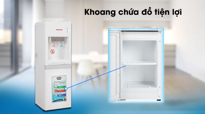 Khoang chứa đồ - Cây nước nóng lạnh Sunhouse SHD9612