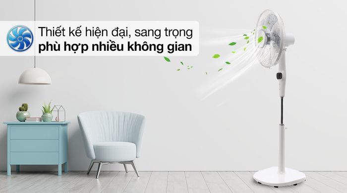 Quạt đứng Midea FS40-15DR - Thiết kế sang trọng