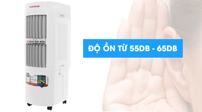 Độ ồn -Quạt điều hòa Sunhouse SHD7723