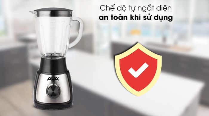 Tự ngắt diện an toàn - Máy xay sinh tố AVA BL1055-CB