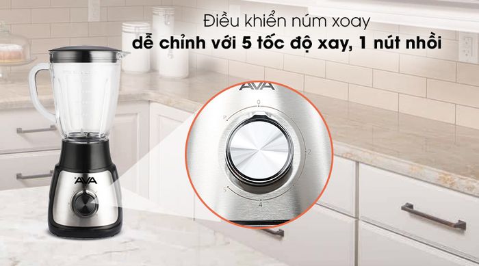 Điều khiển dễ dàng - Máy xay sinh tố AVA BL1055-CB