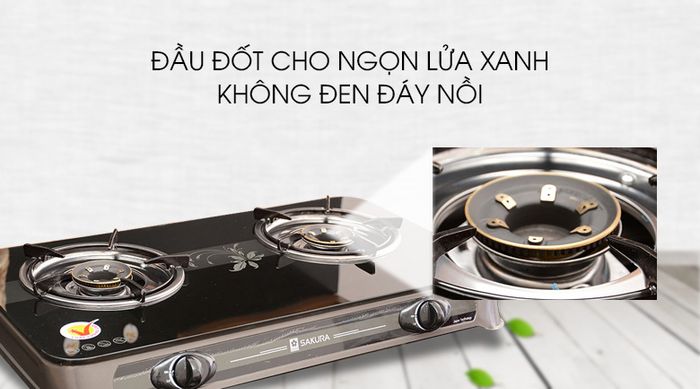 Bếp ga đôi Sakura SA-650G