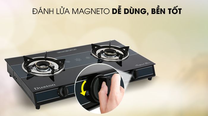 Dễ dùng - Bếp gas đôi Duxton DG-595