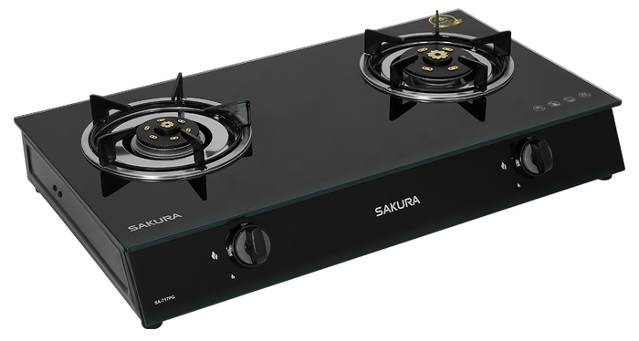 Thiết kế - Bếp ga đôi Sakura SA-717PG