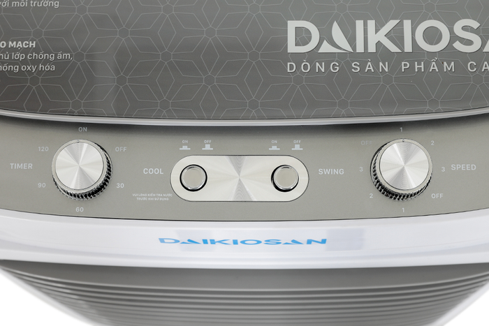 Quạt điều hoà Daikiosan DM102 - Bảng điều khiển