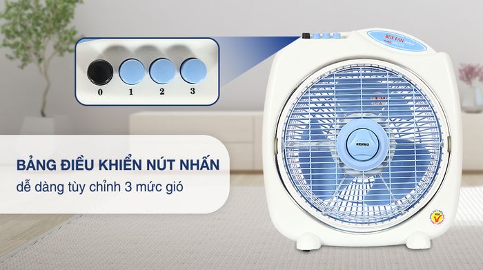 Quạt hộp Senko BD1012 - Bảng điều khiển