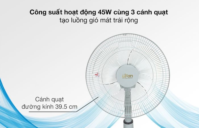 Công suât - Quạt lửng Lifan QL-216