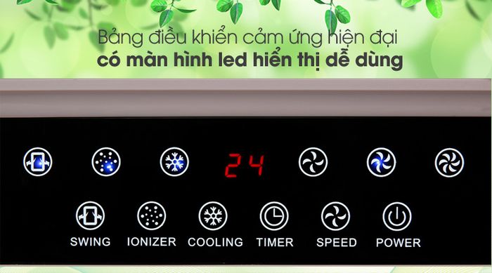 Hiện đại, dễ dùng - Quạt điều hòa không khí Rapido 9000D