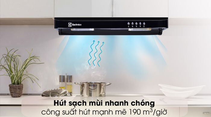 Hút hiệu quả - Máy hút mùi âm tủ Electrolux EFT6032K