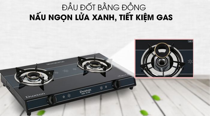 Nấu tiết kiệm gas - Bếp gas đôi Duxton DG-595