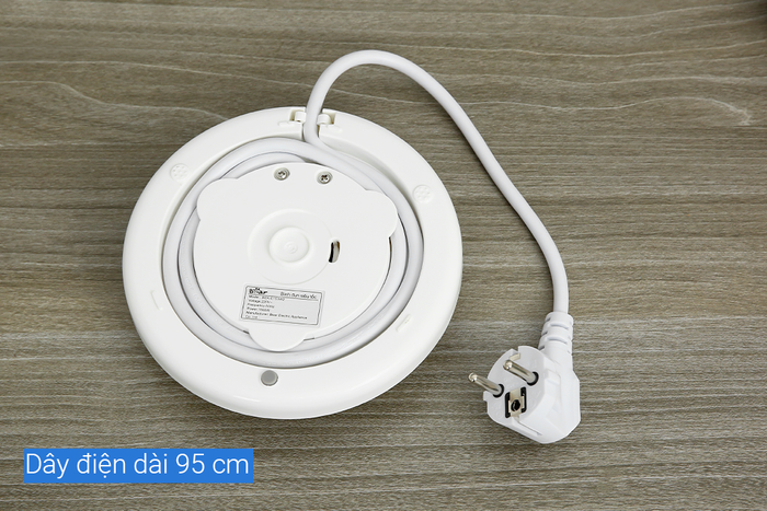 Bình đun siêu tốc Bear 1.5 lít BEK-E153W2 - Rãnh cuốn dây điện