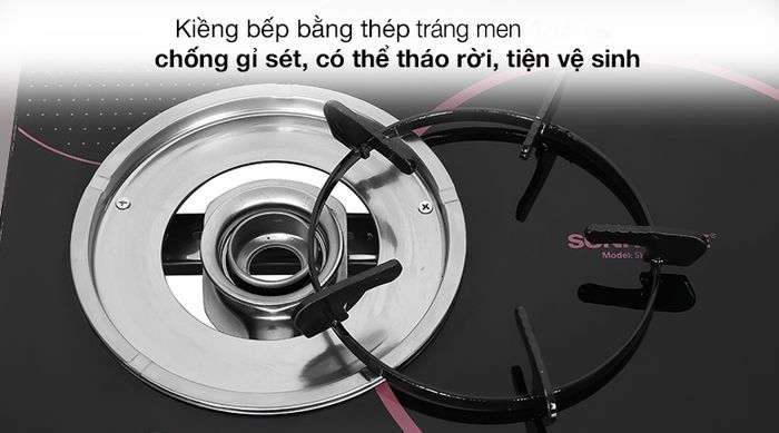 Kiềng bếp - Bếp ga đôi Sunhouse SHB307MT