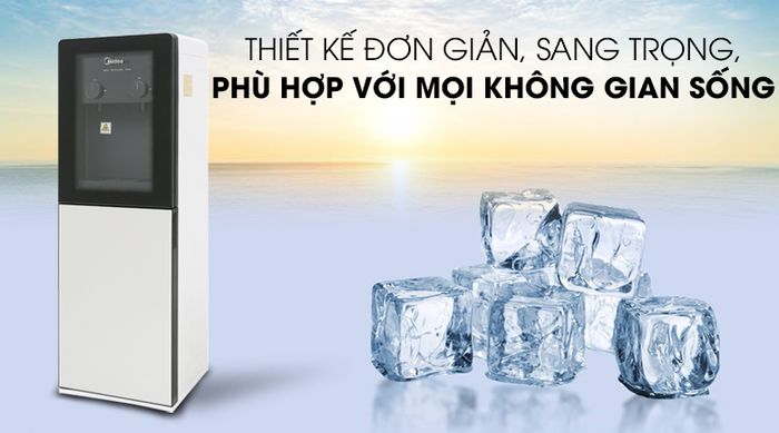 Thiết kế - Cây nước nóng lạnh Midea YD1518S-X